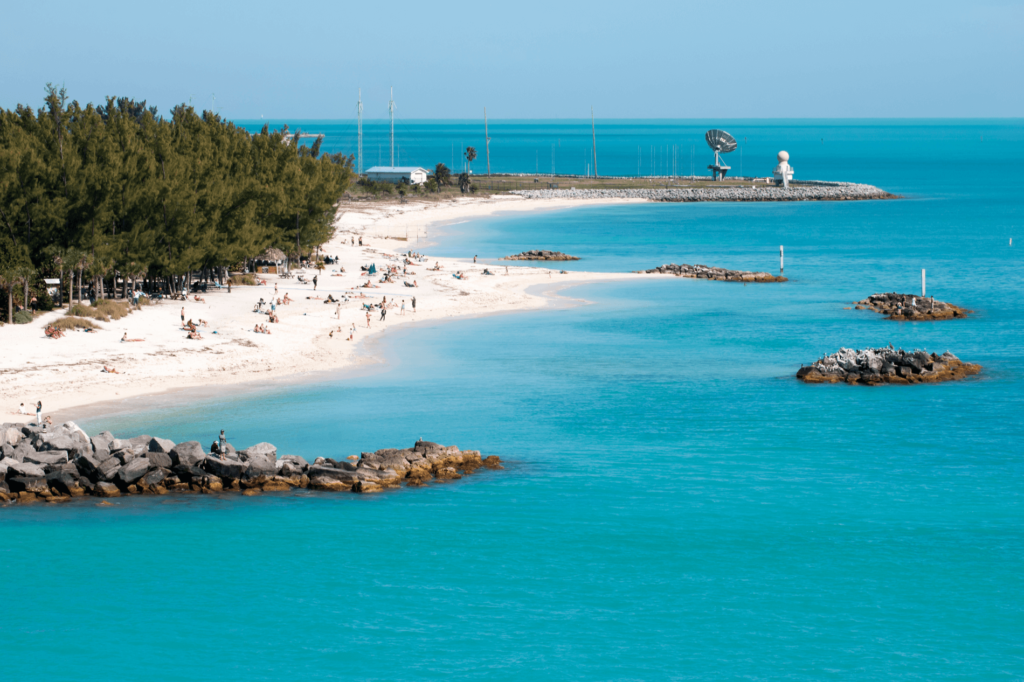 Fort Zachary Taylor Beach is one of Key West's most fun natural beaches.